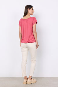 Marica Gathered Short Sleeve Top - in colours!