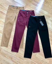 Load image into Gallery viewer, FDJ Cotton Ankle Cigar Pant: OLIVIA: Black, Merlot, Wine
