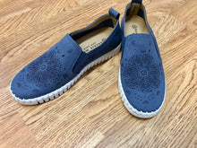 Load image into Gallery viewer, BM Suede Silviya Slide Sneaker in Blue, Powell River, BC

