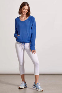 T French Terry Crew Neck Top: 2 colours
