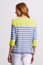Load image into Gallery viewer, T Stripe Cotton Stripe Top
