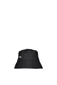 'Rains' Waterproof Bucket Hat: BLACK