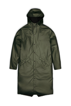 Load image into Gallery viewer, LONG &#39;Rains&#39; Waterproof Jacket: DARK GREEN
