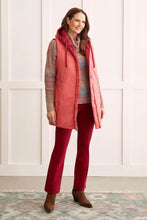 Load image into Gallery viewer, T Diamond Quilted Reversible Puffer Vest: Red, Navy &amp; Black
