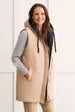 Load image into Gallery viewer, T Diamond Quilted Reversible Puffer Vest: Red, Navy &amp; Black
