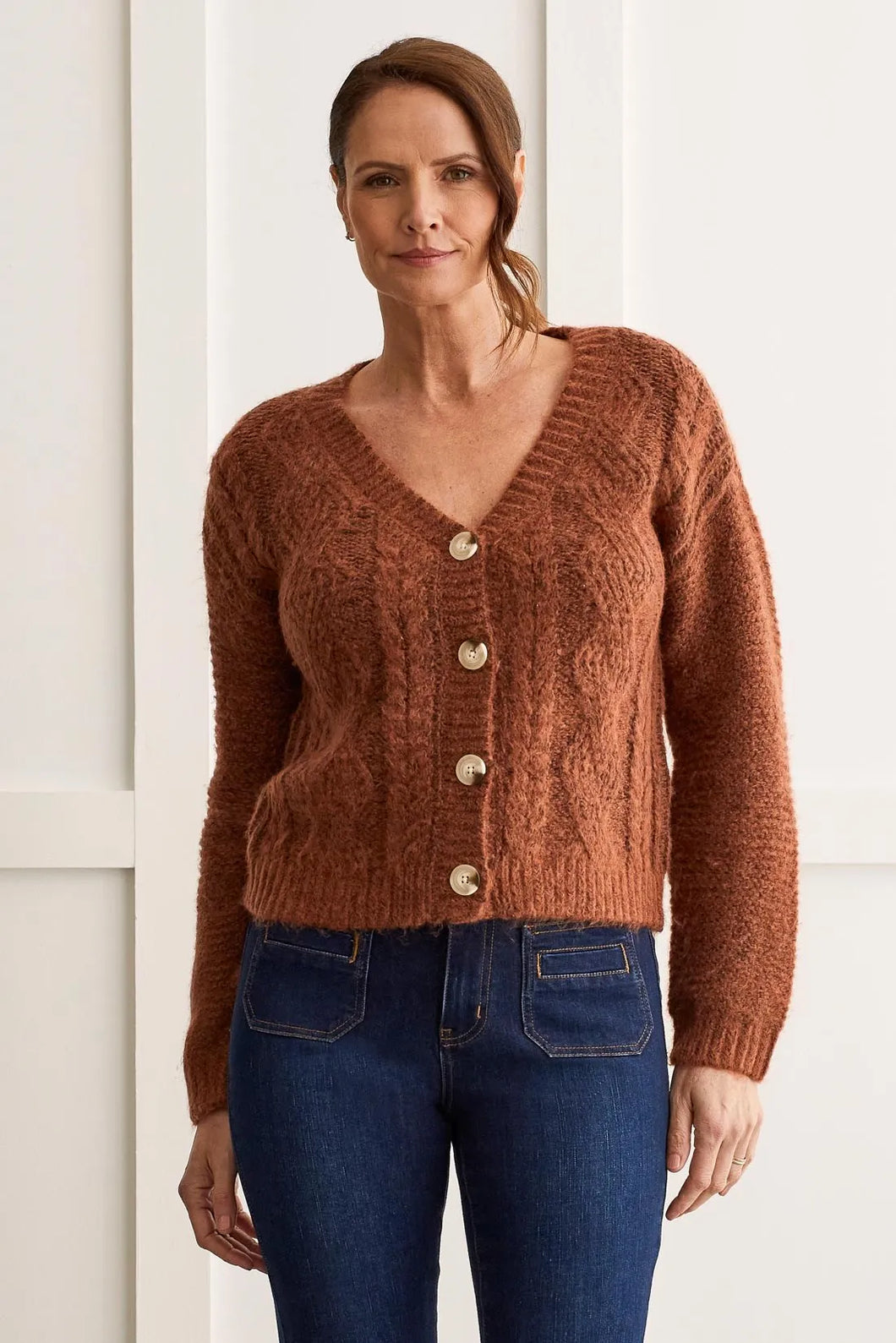 T Knitted Cardigan: 3 colours