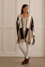 Load image into Gallery viewer, T Poncho Colour Blocked Sweater
