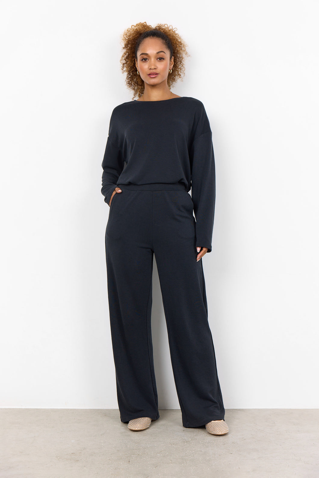Soya Felucca Modal Black Pant