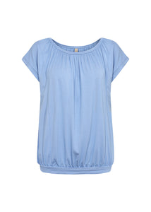 Marica Gathered Short Sleeve Top - in colours!