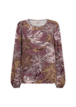 Load image into Gallery viewer, Soya Ilone Wine Blouse
