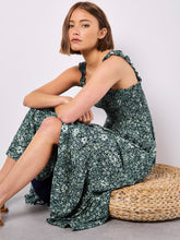 Load image into Gallery viewer, Apricot Greek Smocked Dress

