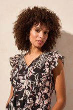 Load image into Gallery viewer, T Flutter Sleeve Blouse
