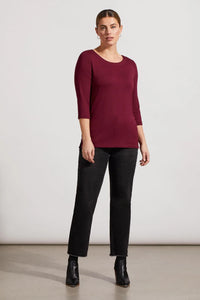 T Soft French Terry Boat Neck Top: Colours