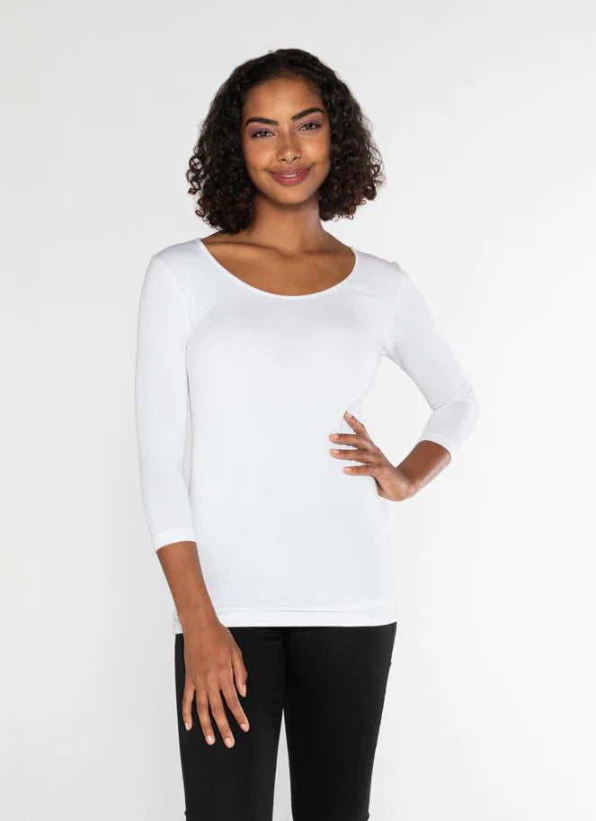 Bamboo 3/4 Sleeve Scoop