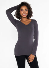 Load image into Gallery viewer, Bamboo V Long Sleeve
