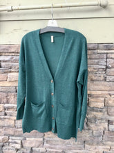 Load image into Gallery viewer, Soya Long Cardigan w/side slits, Powell River BC
