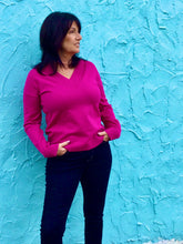 Load image into Gallery viewer, CYC Long Sleeve V Neck Sweater: 3 colours
