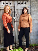 Load image into Gallery viewer, T Cable Cowl Sweater: 2 colours
