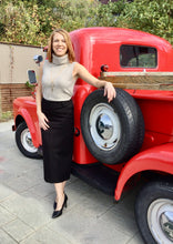 Load image into Gallery viewer, Long Pencil Skirt: Black
