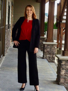 Black Stretch Blazer
