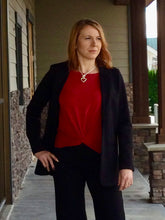 Load image into Gallery viewer, Black Stretch Blazer
