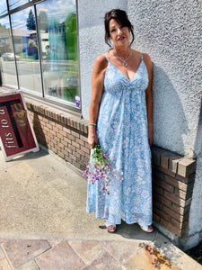 Sky Blue Maxi Dress