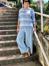 Load image into Gallery viewer, Linen Wide Leg pant: Navy, Teal or Rose
