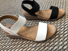 Load image into Gallery viewer, Debbie Stretch Sandal : Black or Off White

