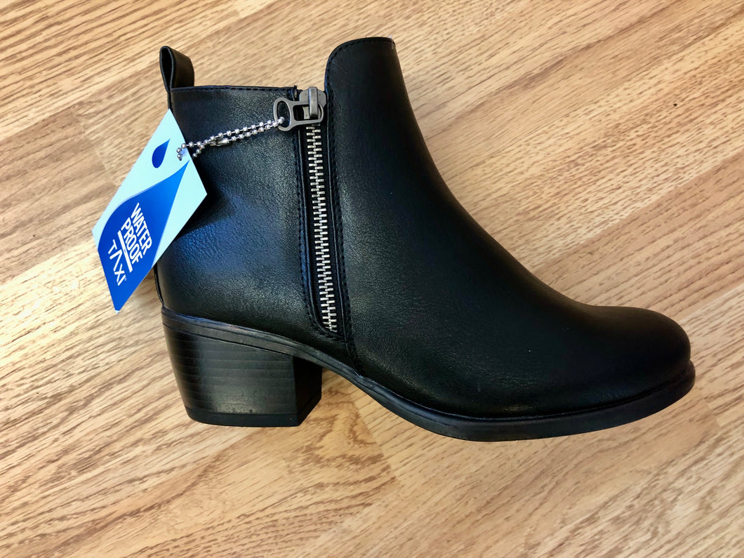 Hailey Black Ankle Boot: Waterproof