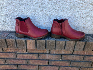 Arlene Red Ankle Boot