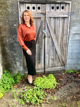 Load image into Gallery viewer, Long Pencil Skirt: Black
