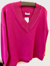Load image into Gallery viewer, CYC Long Sleeve V Neck Sweater: 3 colours
