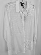 Load image into Gallery viewer, FDJ Cotton Eyelet Shirt - Flamingo or White
