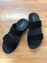 Load image into Gallery viewer, Erica Black Velcro Comfort Fit Slide
