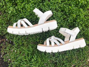 Harley White Sandal