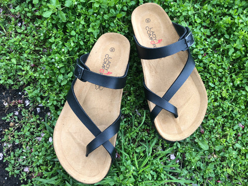 Brooke Birk Style Sandal: Black, Powell River, BC
