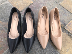 Aliyah Kitten Pumps: 2 Colours