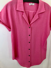 Load image into Gallery viewer, EZZE Reily Short Sleeve Cotton Shirt: 3 colours
