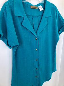 EZZE Reily Short Sleeve Cotton Shirt: 5 colours