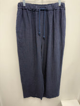 Load image into Gallery viewer, Linen Wide Leg pant: Navy, Teal or Rose
