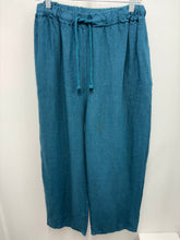Load image into Gallery viewer, Linen Wide Leg pant: Navy, Teal or Rose
