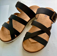 Load image into Gallery viewer, Amaya Black Sandal
