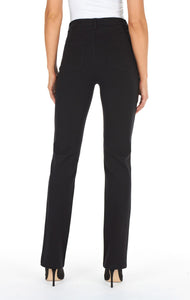 FDJ: Black Straight Leg Pointe Pants: SUZANNE***