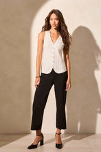 Load image into Gallery viewer, T Knit Tank with Wooden Buttons: White or Blue
