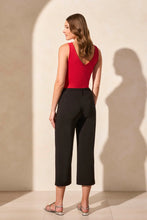 Load image into Gallery viewer, T Wide Leg Crop: Black or French Oak
