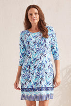 Load image into Gallery viewer, T PRINTED BOAT NECK DRESS, Powell River, BC

