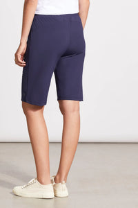 T Four Way stretch Shorts with tie: Navy or Black