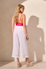 Load image into Gallery viewer, T Cover up Cotton Gauze Crops: White or Navy
