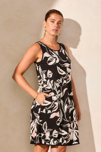 T Reversible A-line Dress with pockets