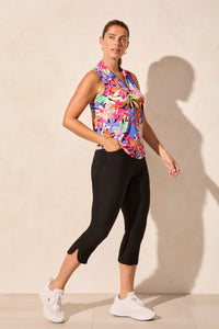 UPF 50+ PERFORMANCE SLEEVELESS POLO TOP